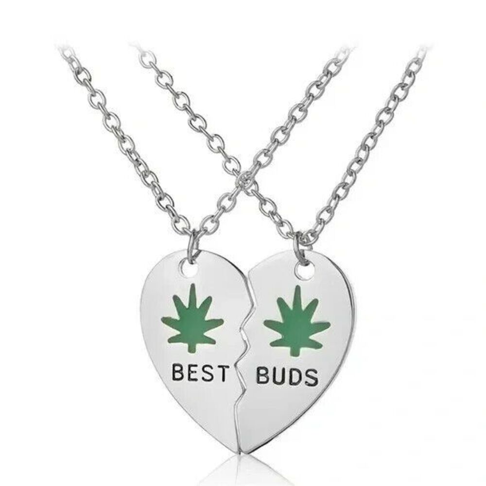 Best Buds Gold Tone Friendship Necklaces NWT